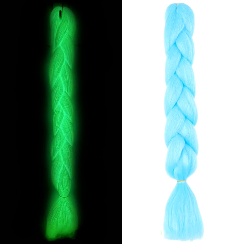 Fosforlu Neon Örgülük Saç Esperer 100 Gr. - Açık Mavi